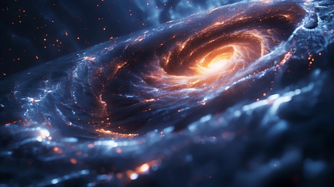 星云银河粒子宇宙唯美宇宙太空星系星云旋转