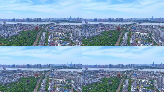 武汉黄鹤楼延时摄影