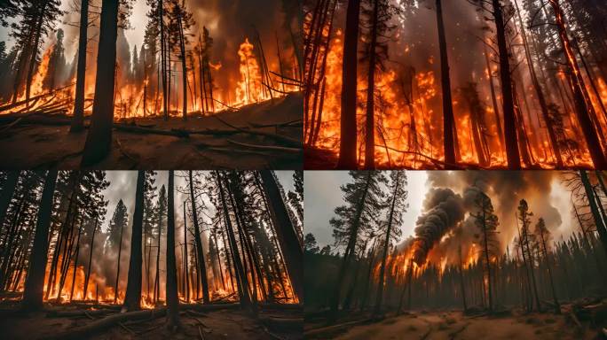 森林大火、火灾