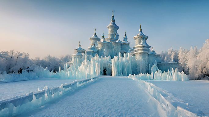冰雪大世界 冰雪城堡游乐场 冰雕