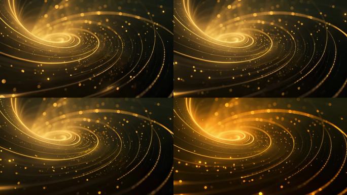 流动的粒子旋涡和星光轨道