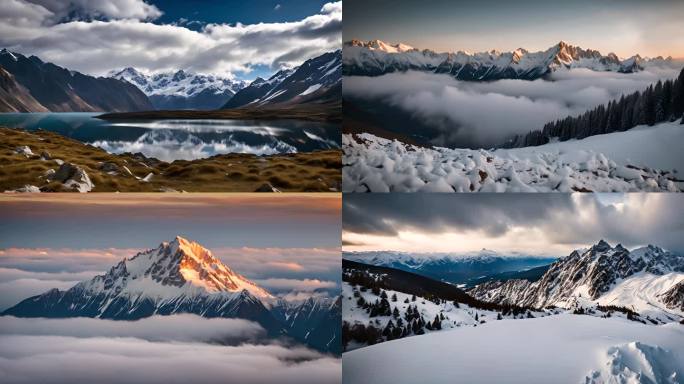 美丽中国 祖国山河 雪山