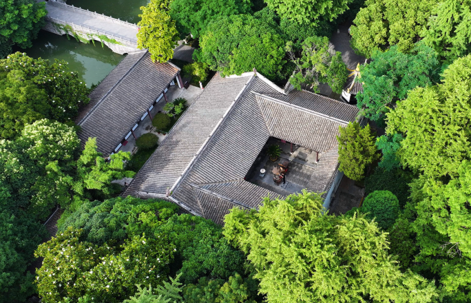 航拍合肥包公祠