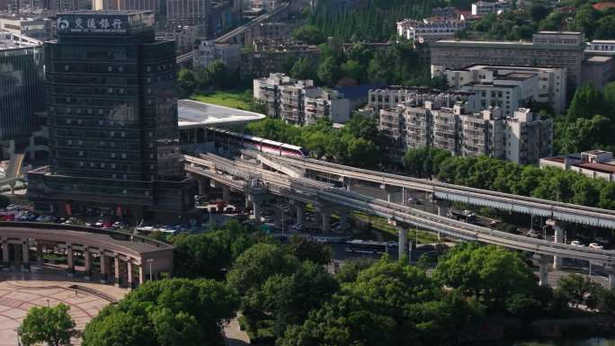 芜湖鸠兹广场轻轨4K 安徽师范大学