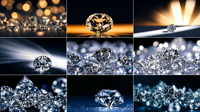 钻石宝石钻石光影