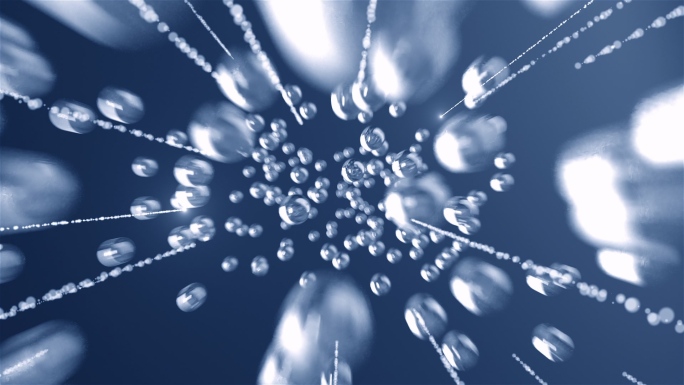 化妆品分子皮肤渗透修复激活C4D+AE