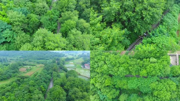 合肥肥东爱情隧道铁路轨道文旅网红打卡点