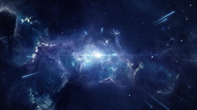 宇宙银河粒子星空穿梭