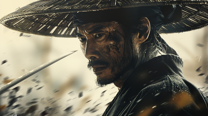 水墨剑客 斗篷+功夫 武侠打斗