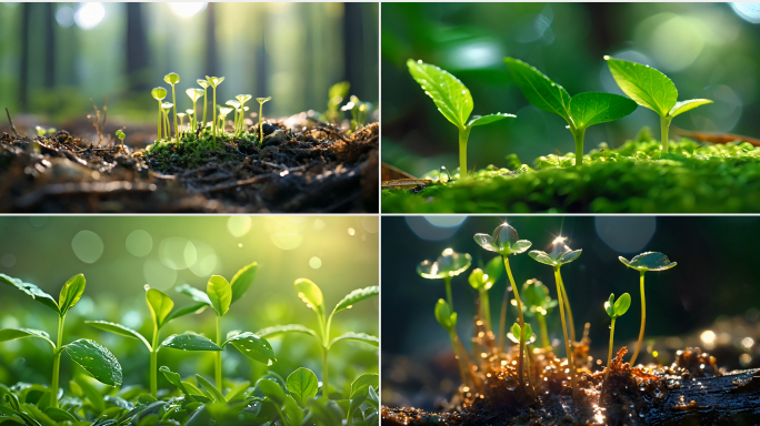 种子发芽植物生长