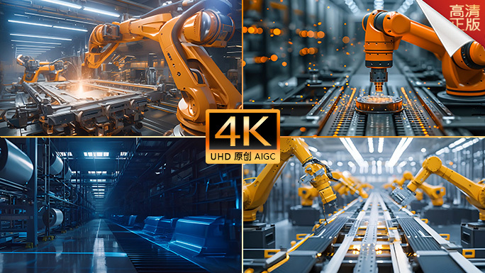 工业4.0应用场景 机械臂焊接无人工厂