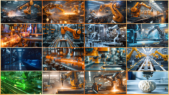 工业4.0应用场景 机械臂焊接无人工厂