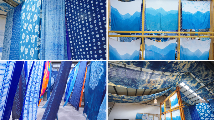 云南大理扎染面料染色工艺