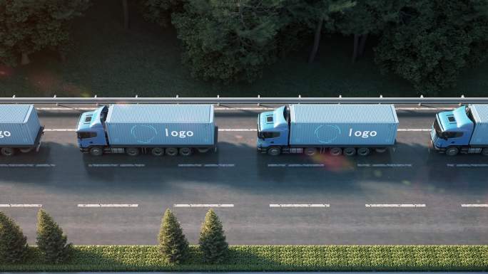 卡车物流园区合集logo无人货车