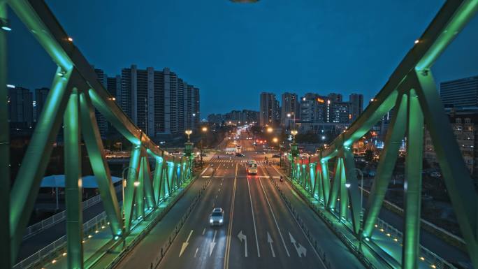 浦口浦云路大桥夜景1