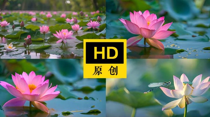 荷花 蜻蜓立荷花 夏日荷花
