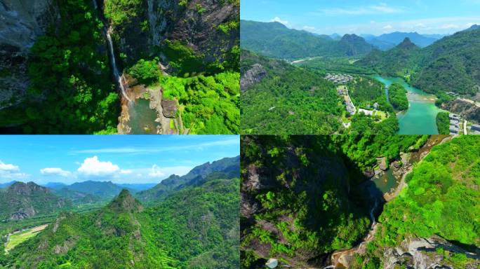 4K永嘉风景航拍永嘉书院