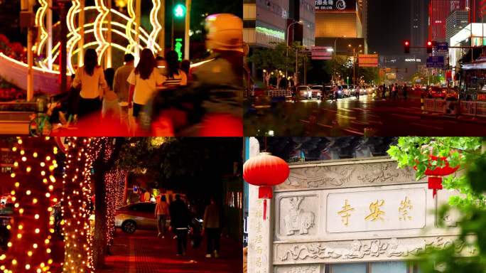 无锡城市早晚高峰车流人群 快节奏生活