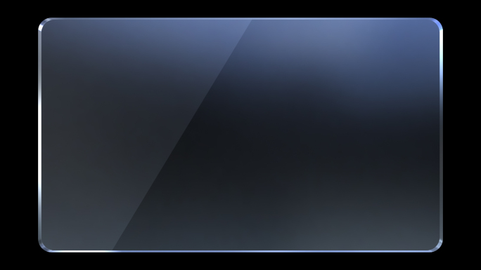 质感玻璃屏幕框