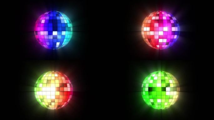 disco闪动感光球AE模板