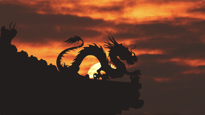 中国龙日出延时