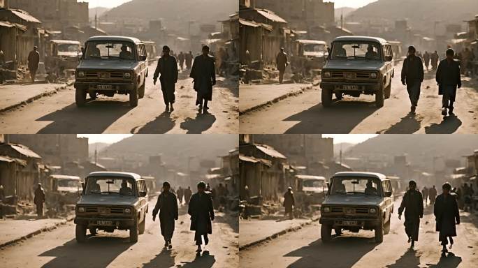 阿富汗喀布尔的街景
