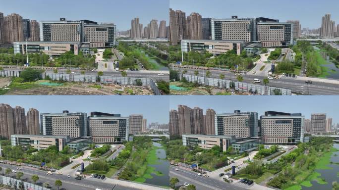 湖北武汉泰康同济(武汉)医院航拍