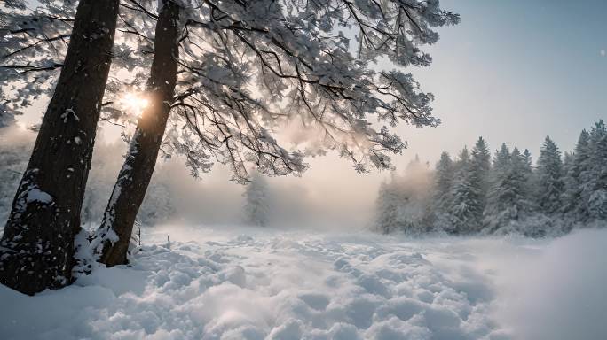 森林里的暴风雪