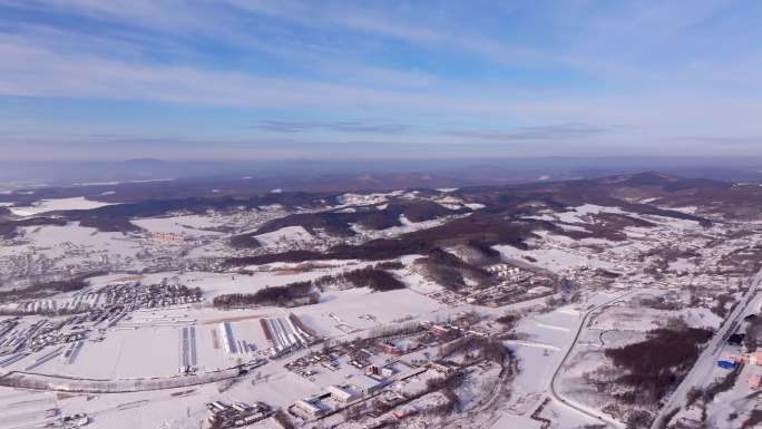 鹤岗 雪后的鹤岗