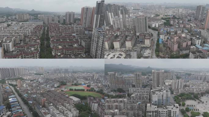 【4K】柳州市柳江区拉堡镇全景航拍01