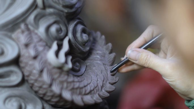 佛山石湾陶塑 南风古灶 陶瓷艺术