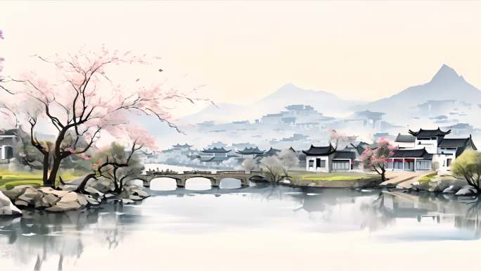 江南水乡春景