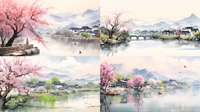 江南水乡春景