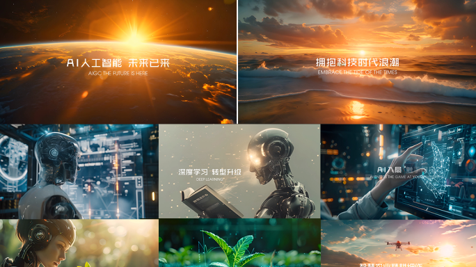 【4K高清】2024人工智能科技片头