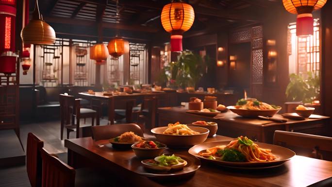 一桌中餐美食
