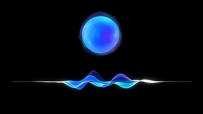 带透明通道语音动态音波C