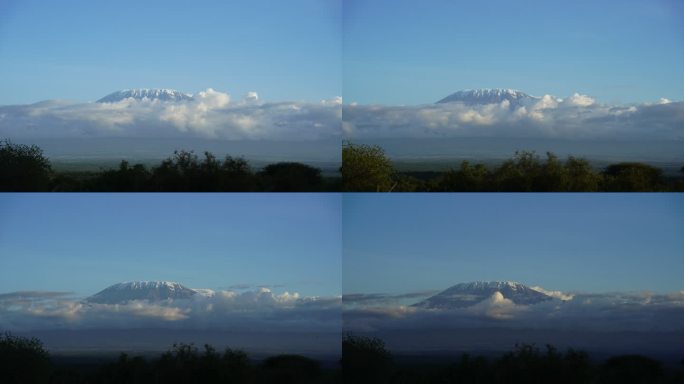 非洲安博塞利乞力马扎罗延时4K