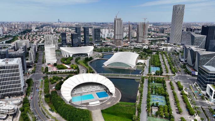 2024上海东方体育中心航拍