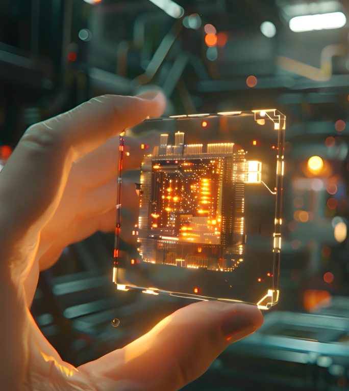 AI科技核心芯片电路板