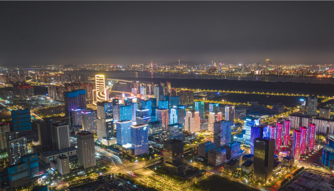 南京江北新区夜景