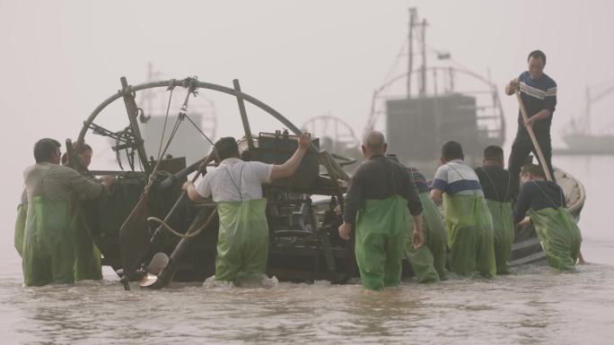 渔船下海 渔民生活