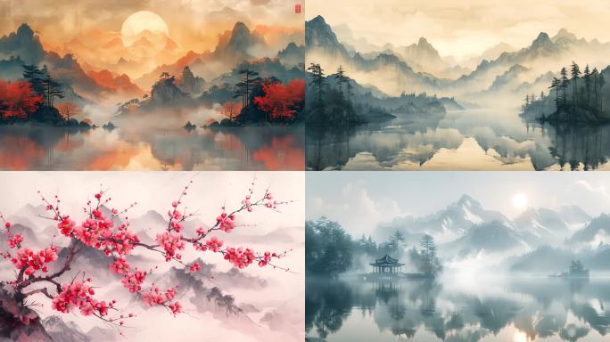 墨韵江山，中国水墨画境