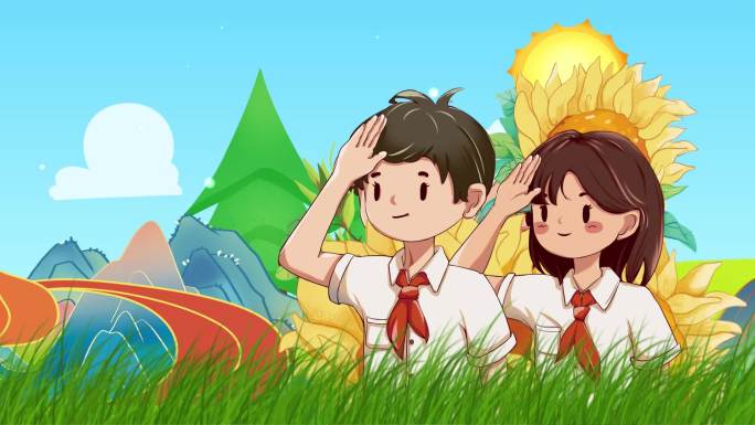 红歌《我的祖国叫中国》舞台背景