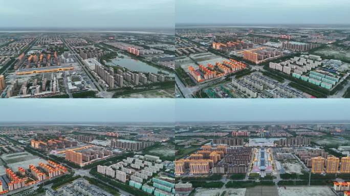 航拍新疆兵团第一师阿拉尔市城市建设6