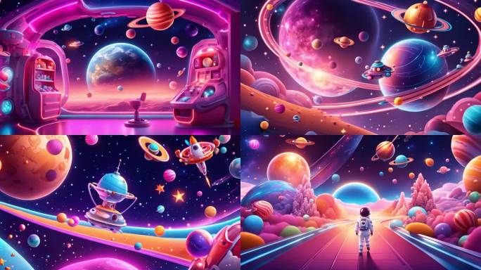 动漫太空宇航员。