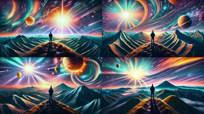 AI演绎观赏宇宙万物