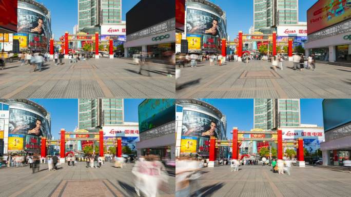 沈阳 中街 商业街 购物