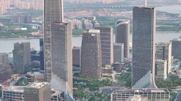 4K-Log-上海徐汇滨江、腾讯滨江大厦