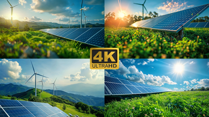 光伏能源新质生产力太阳能发电站太阳能板