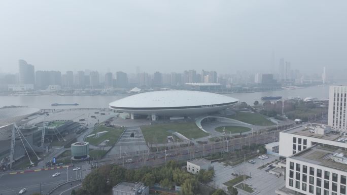 上海梅赛德斯奔驰文化馆4K航拍